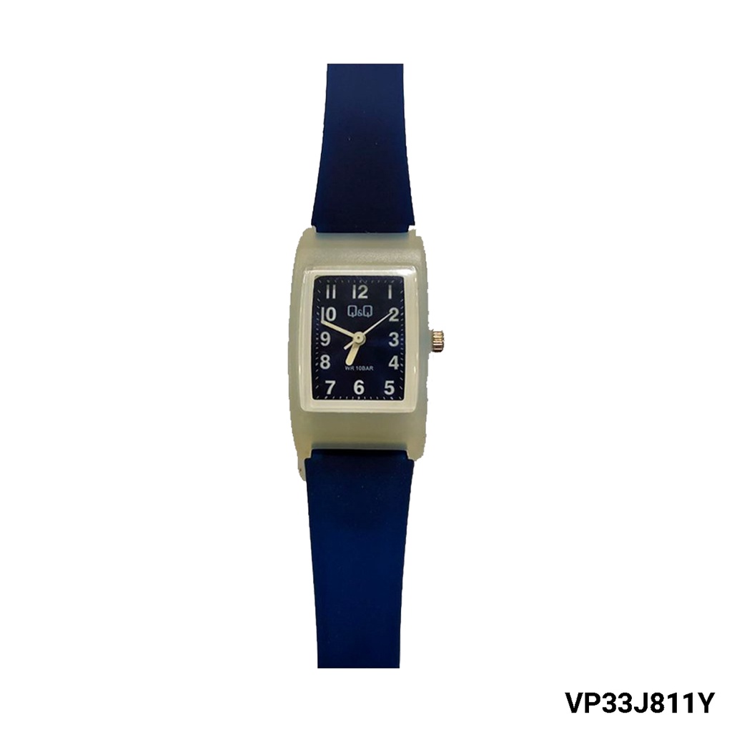 SALE Jam Tangan Wanita Classic Business Rubber Analog Original Q&amp;Q QNQ QQ VP33 VP33J Series