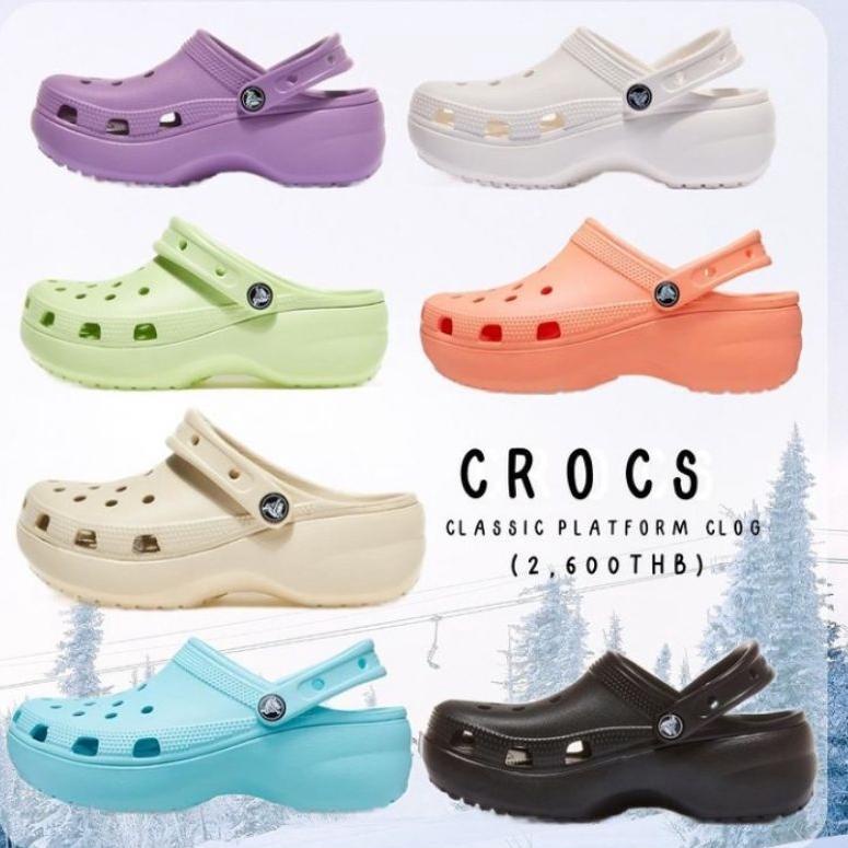 SALE crocs Classic platform Clog / Sandal wanita Crocs platform clog / Crocs Platform Bae clog / cro