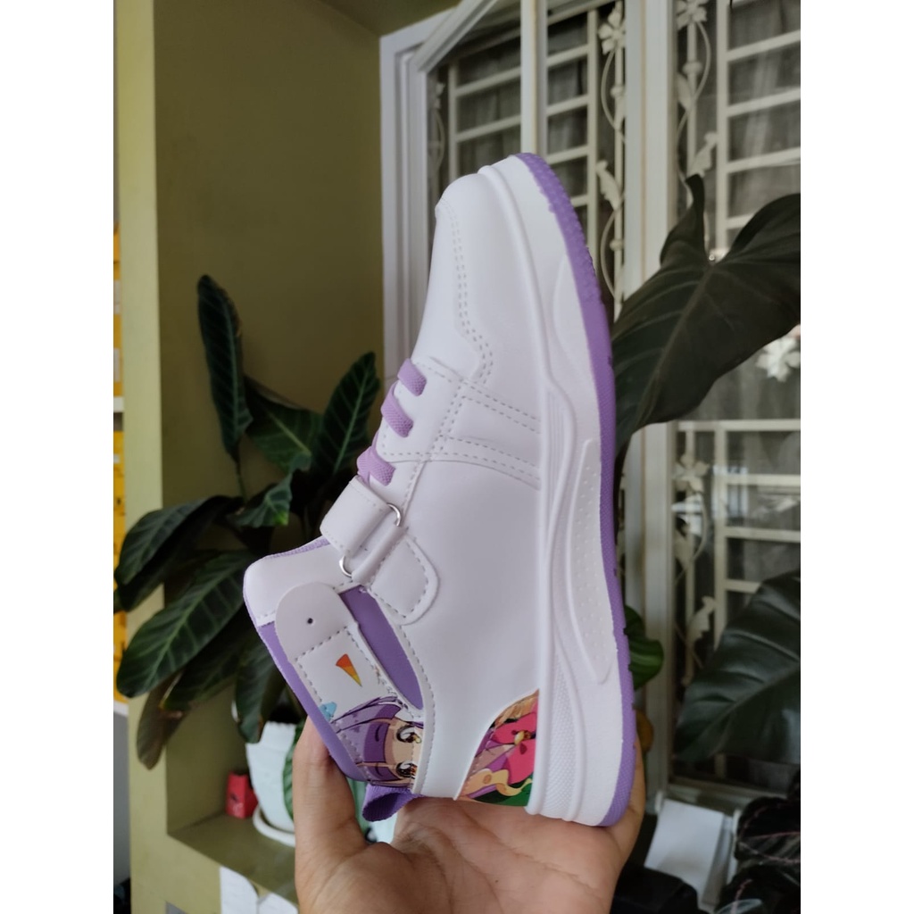 Sepatu sneakers anak perempuan karakter lucu S247-1(26-37) sepatu anak terbaru