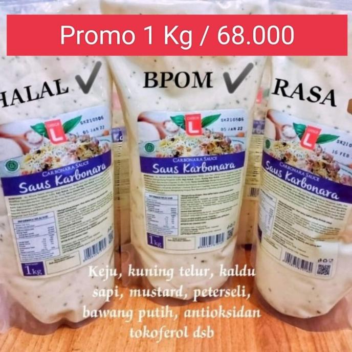 

Saus spaghetti pasta daging karbonara carbonara sauce 1kg