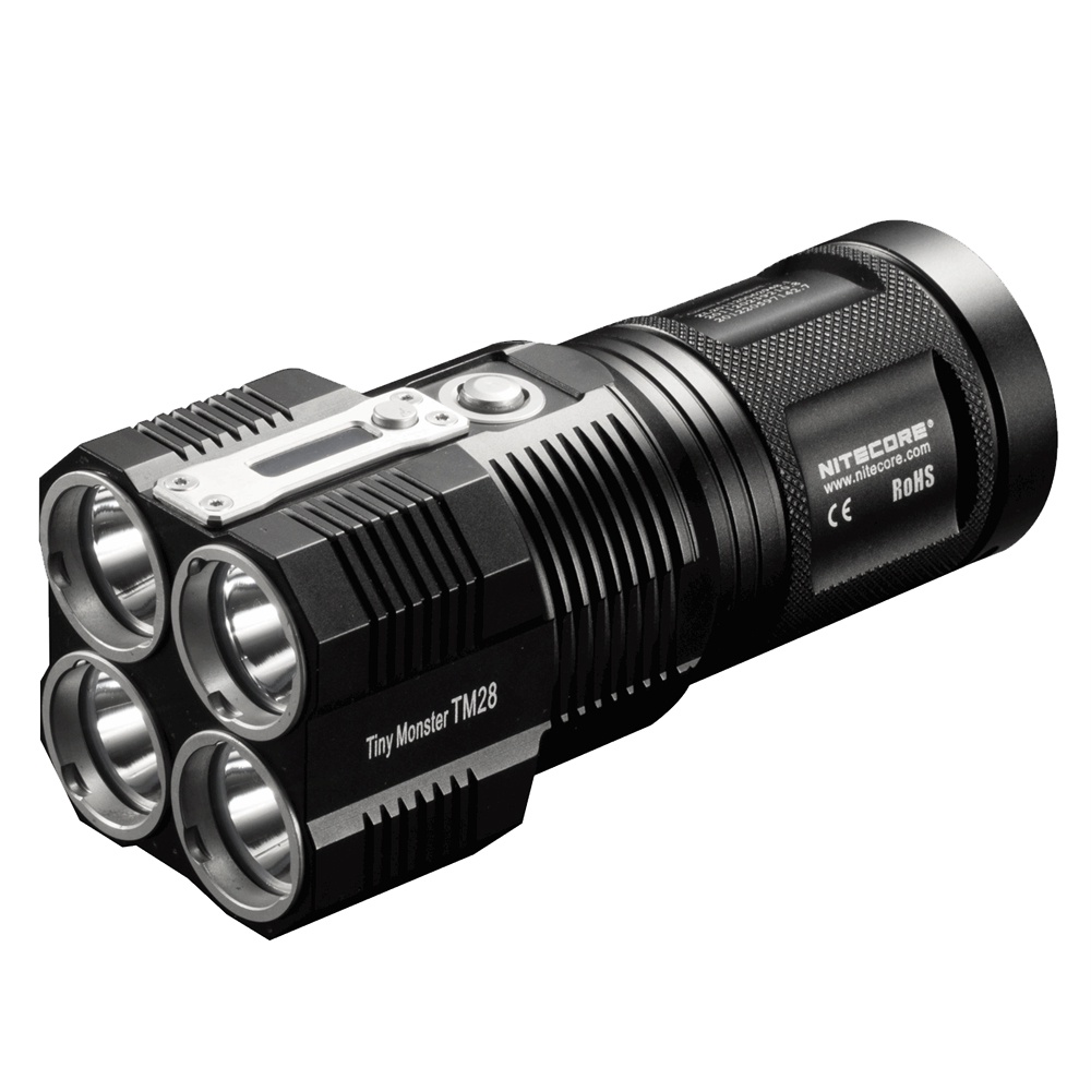 SportStationOutlet NITECORE TM28 Senter LED CREE XHP35 HI 6000 Lumens - Black