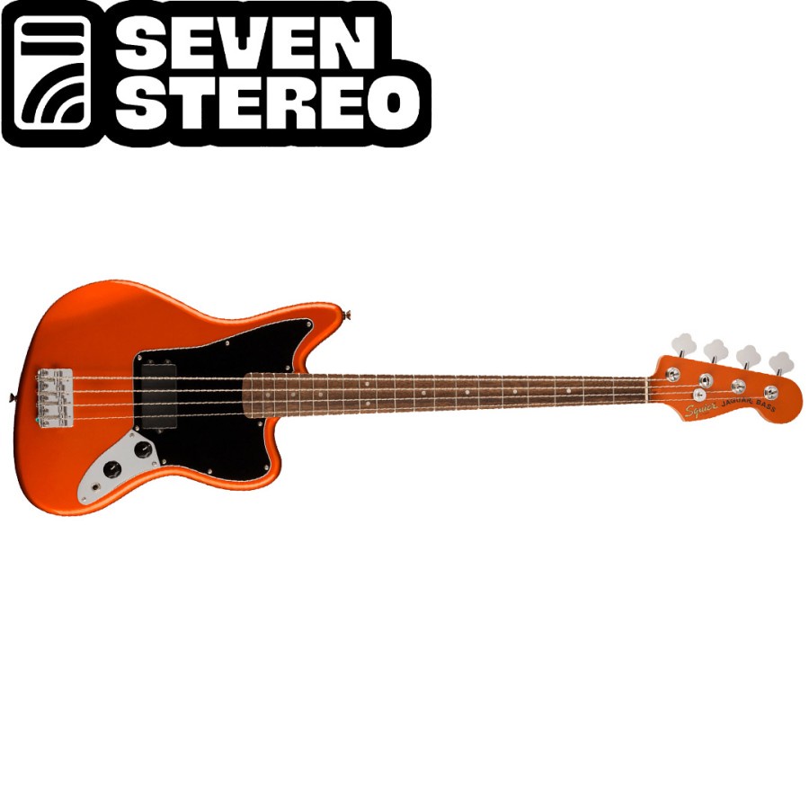 Squier FSR Affinity Series Jag Bass H Guitar Laurel FB Metallic Orange