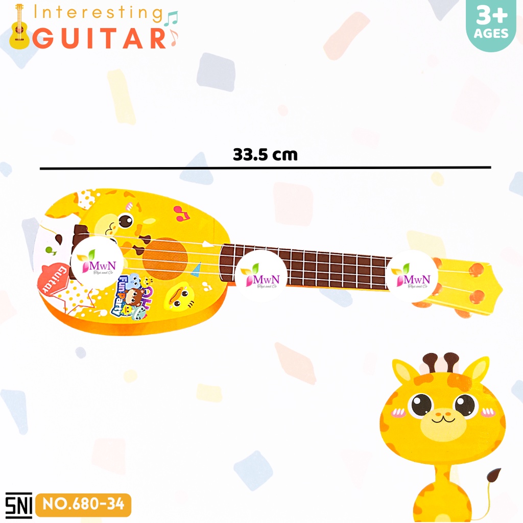 MWN Mainan Interesting Guitar Gitar NO.680-34