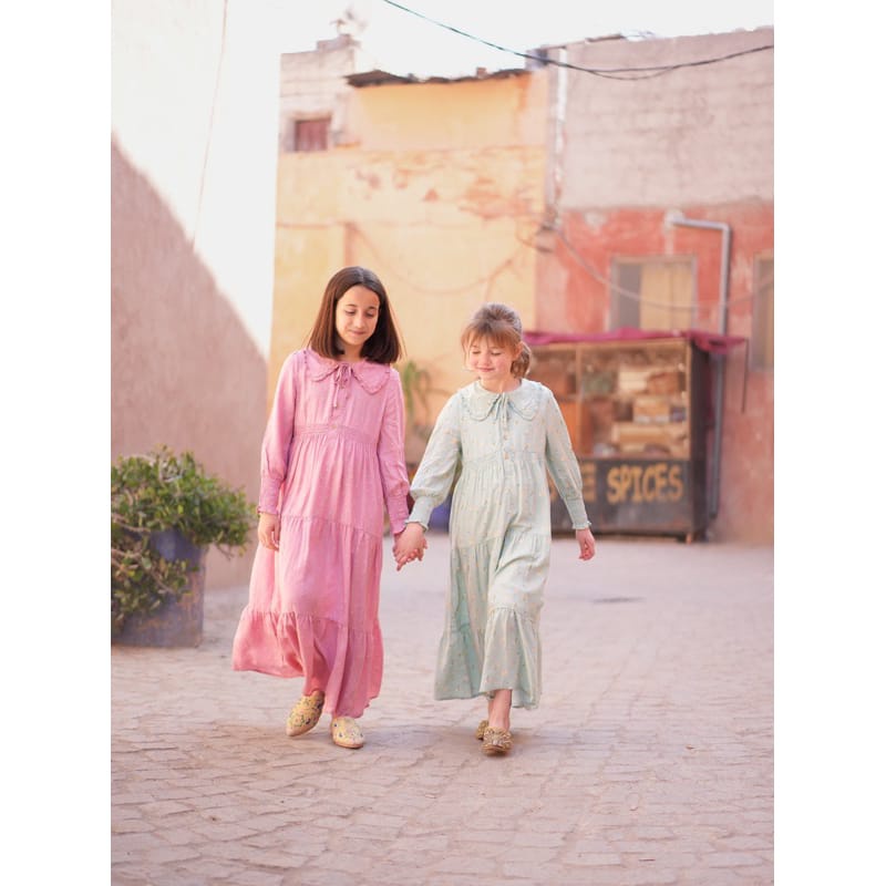 Bohopanna NAURA DRESS Raya Collection / Boho Baby Gamis Dress Anak Perempuan Raya Collection