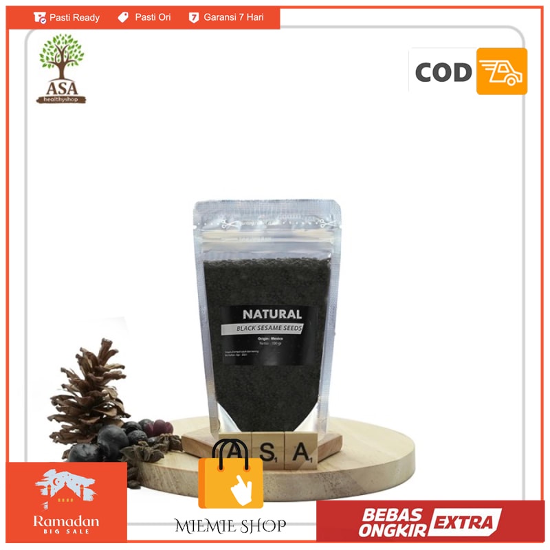 

Black Sesame Seed 100gram / Biji Wijen Hitam
