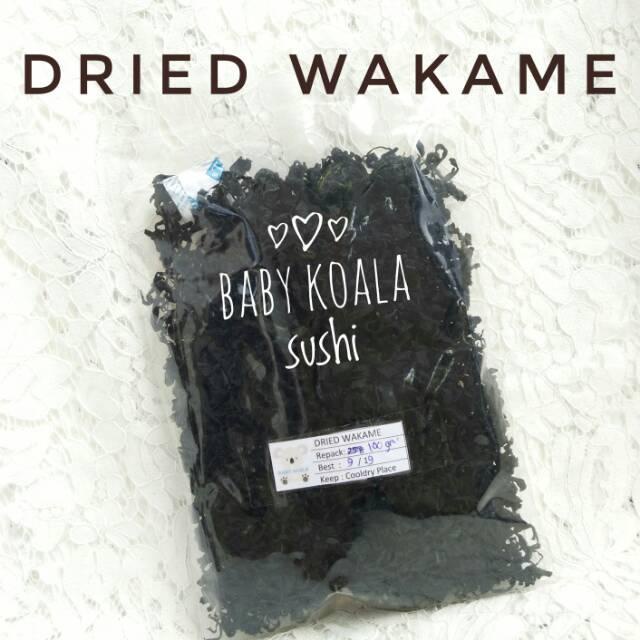 

DRY WAKAME Rumput Laut Kering 100 g Dried Cut Wakame Import for Miso Sup Ramen Udon Kualitas Terbaik