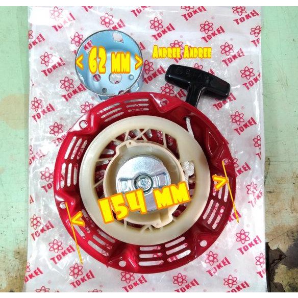 Recoil Starter - Kap Engkol Komplit Poly mesin Honda GX110 GX120 GX 110 120 GX-110 GX-120
