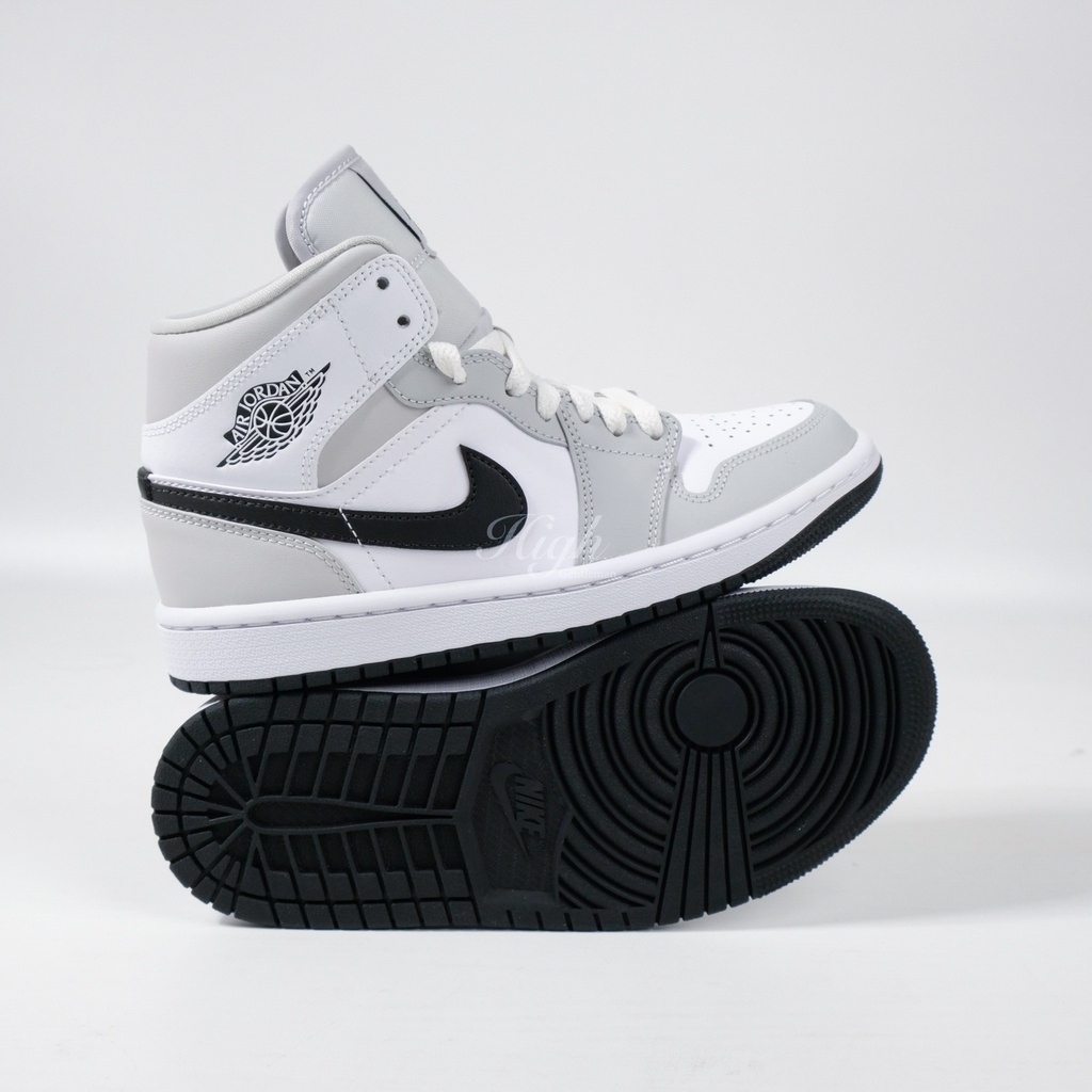 Air Jordan 1 Mid Light Smoke Grey (W) BQ6472-015