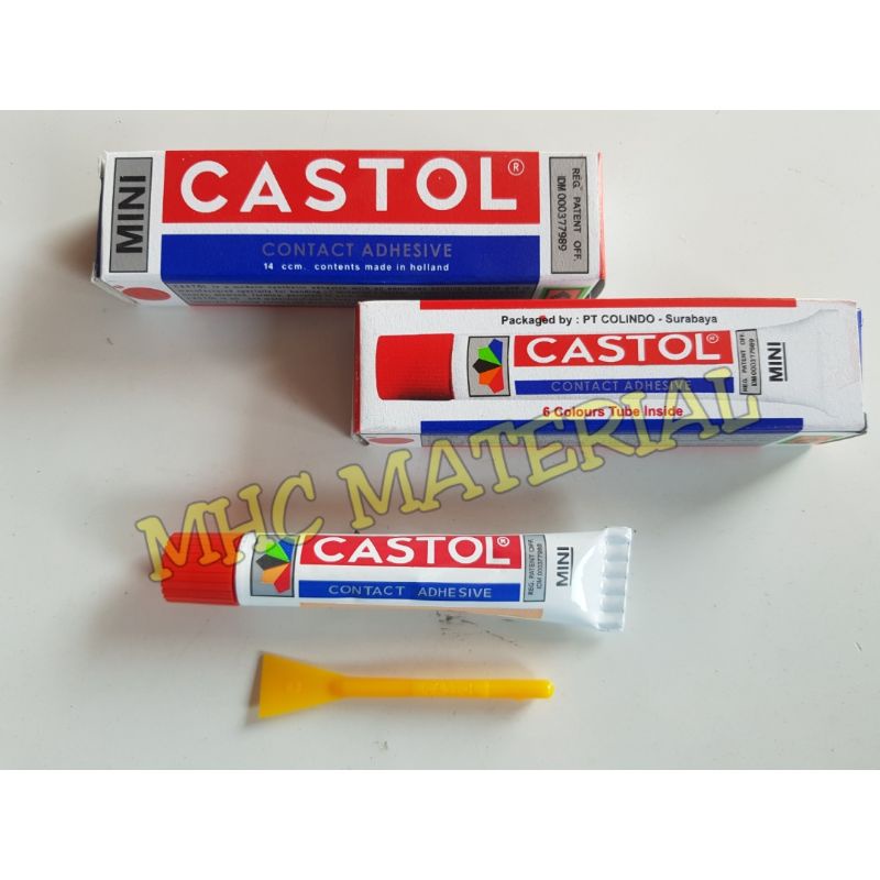 

LEM CASTOL MINI / LEM KUNING CASTOL KECIL