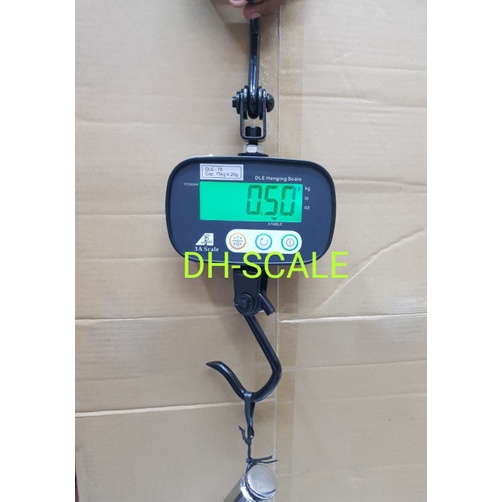 TIMBANGAN GANTUNG DLE 75KG/ CRANE SCALE/TIMBANGAN GANTUNG DIGITAL 75KG