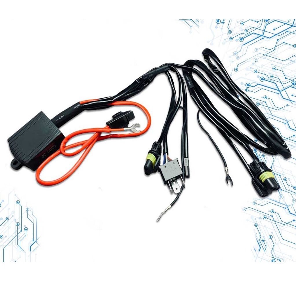 KABEL RELAY BILED MOBIL HID MERK AES H4 PNP TINGGAL COLOK | KABEL HID XENON