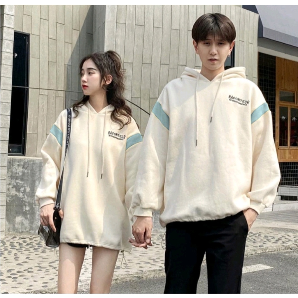 RACOUNTER HOODIE SWEATER PRIA WANITA HOODIE UNISEX KOREAN STYLE OUTFIT KEREN