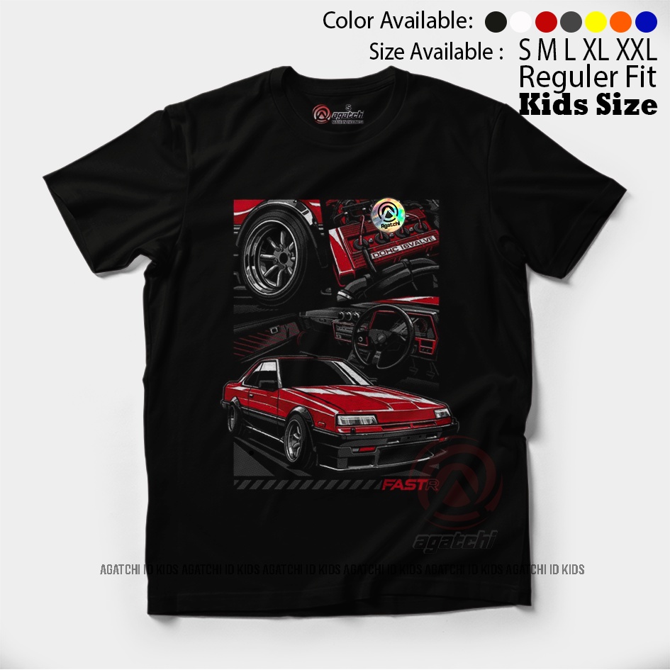 Baju Kaos Atasan Anak Laki - Laki Agatchi Motif Fast Car - Fast R