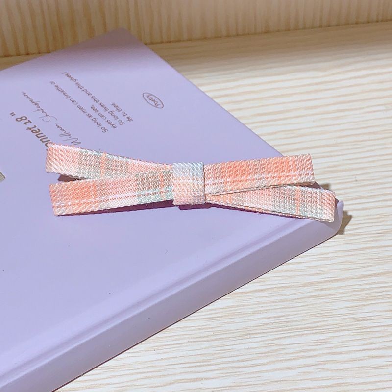 GP J04 - JEPIT PONI MODEL PITA GAYA KOREAN /JEPITAN RAMBUT MOTIF KOTAK KOTAK/JEPITAN PITA