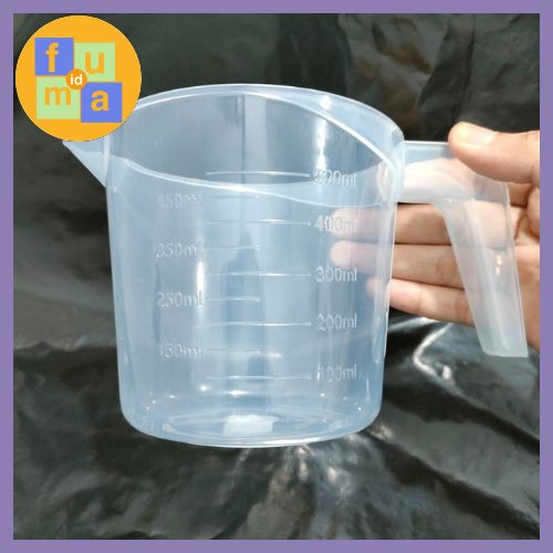 Gelas Takar Plastik 500 cc / Gelas Takar 500ml Serbaguna untuk Air, Beras Multifungsi / Gelas takar tantos / Measuring cup