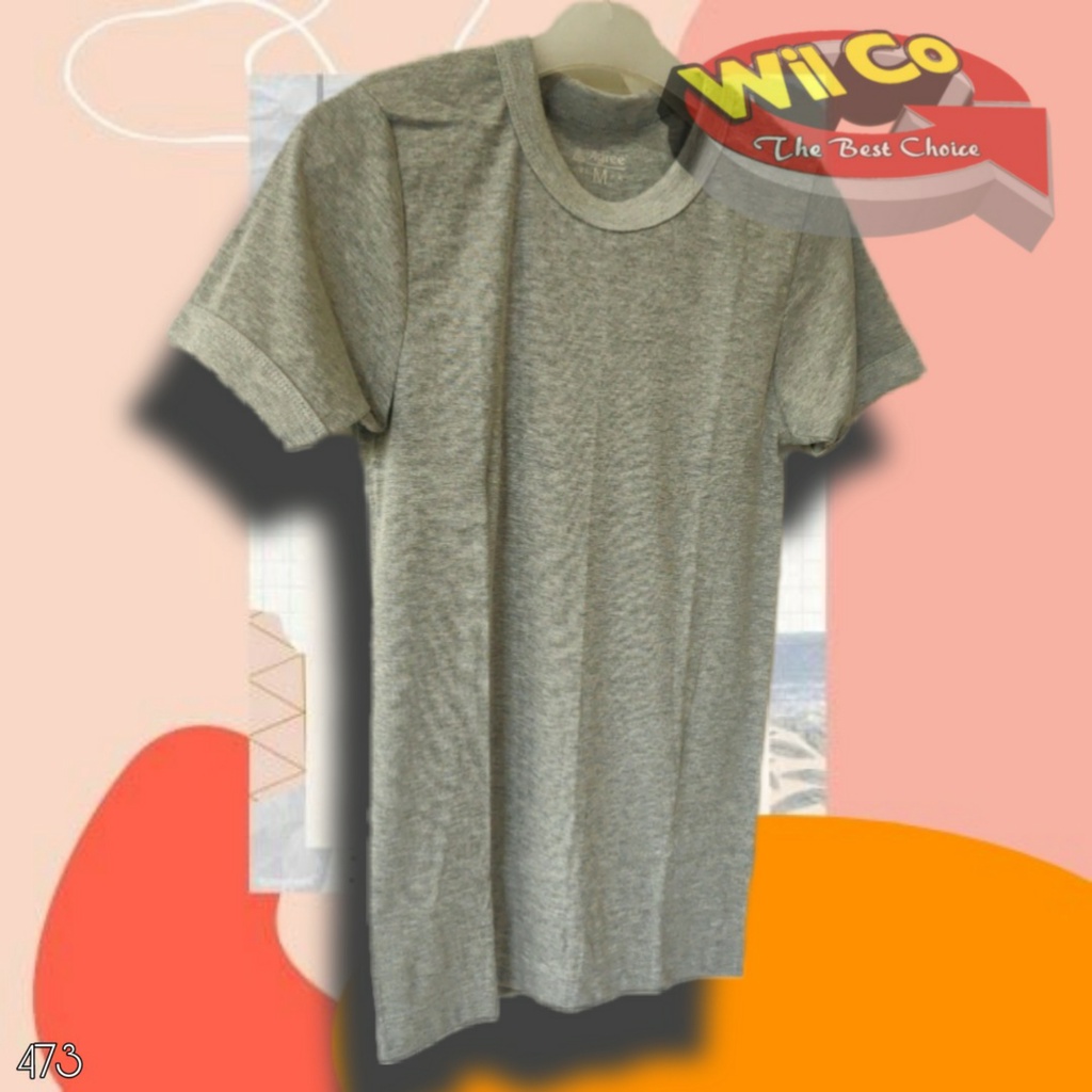 K473 - KAOS DALAM OBLONG PRIA STRETCH FIT TO BODY PAKAIAN DALAM PRIA AGREE SIZE M - XXL HARGA PER 1 PCS