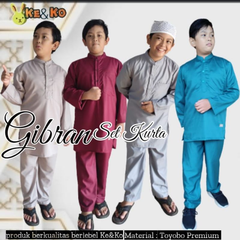 Koko Anak  Gibran set Kurta