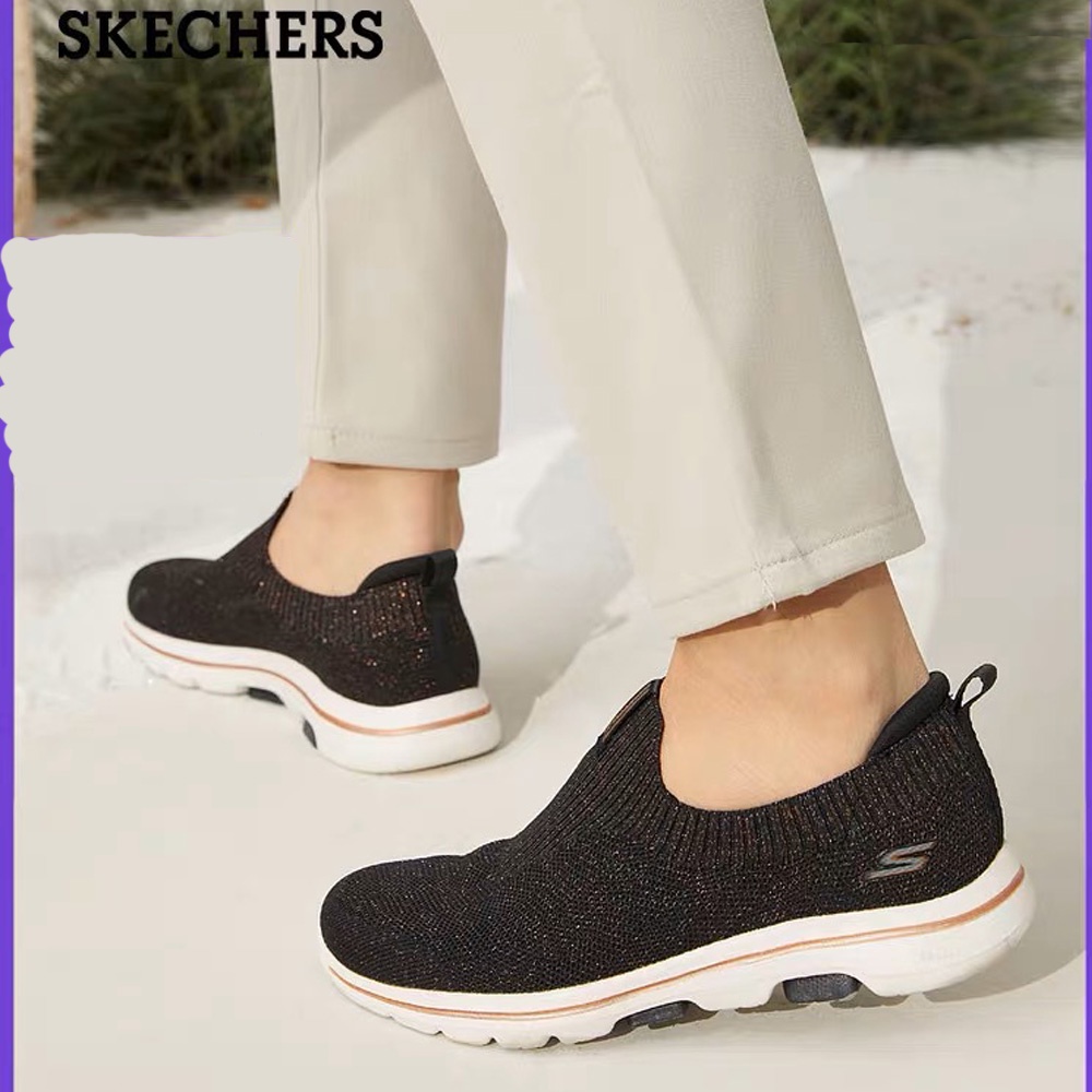 Sepatu SKECHERS sneakers wanita tanpa shoes wanita slip sepatu kasual lari