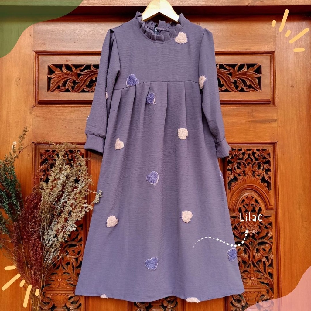 Gamis Anak / Gamis Anak Perempuan Shafiyah 2-5 Tahun Laurakidshop