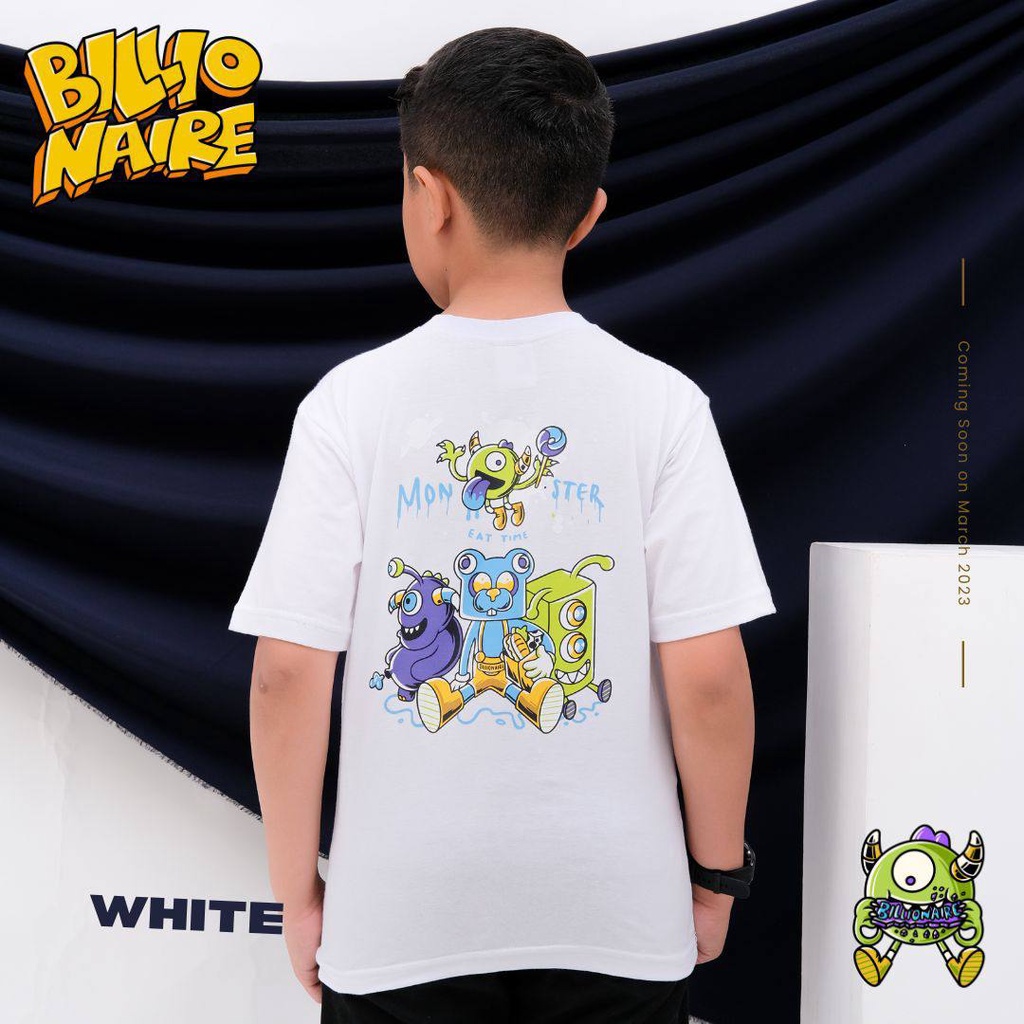 TSHIRT Kaos BILLIONAIRE anak anak super premium