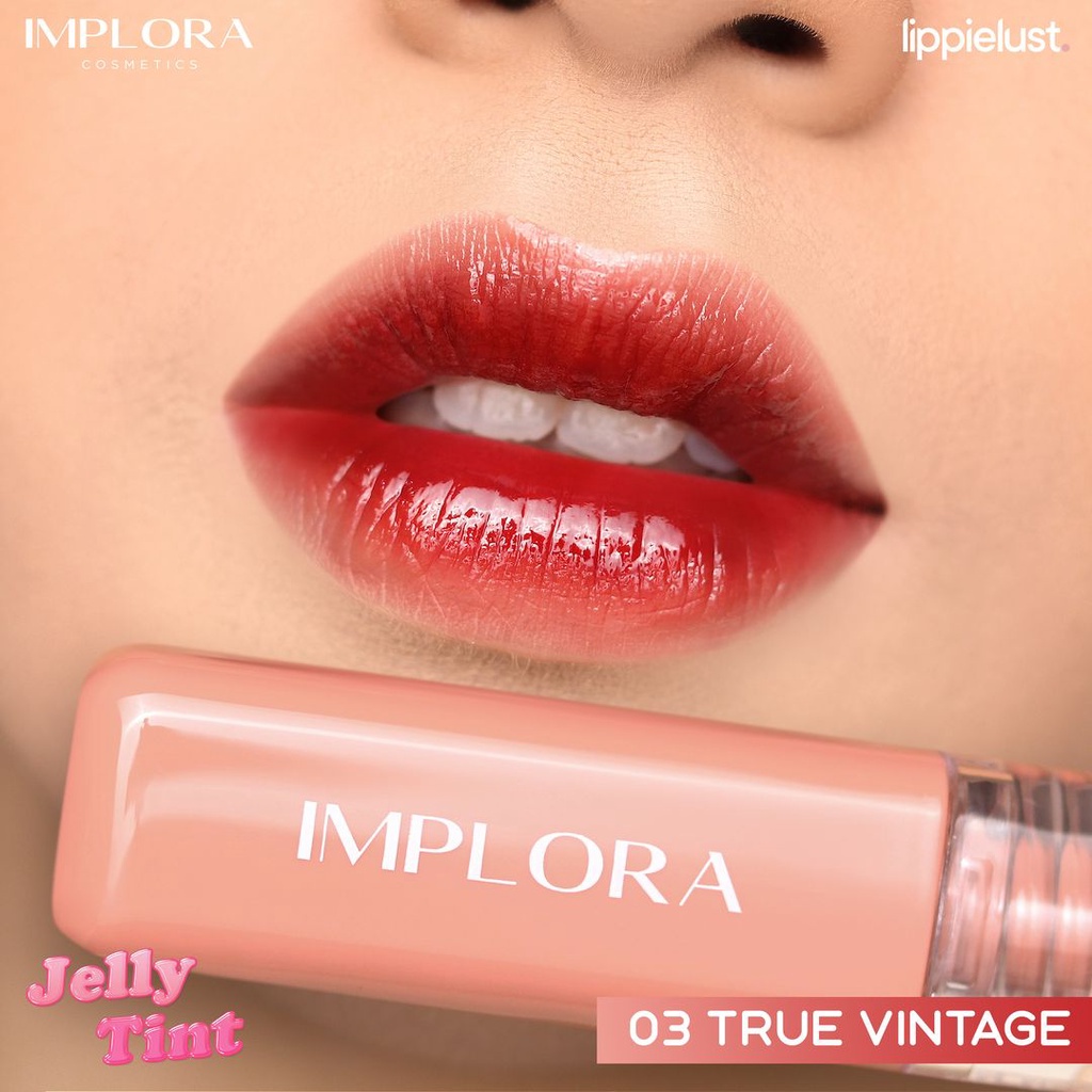NUZ IMPLORA Cheek & Liptint | Impora Cheek & Lip Tint Liptin | Implora Jelly Tint | TnT Beauty Shop-03 TRUE VINTAGE