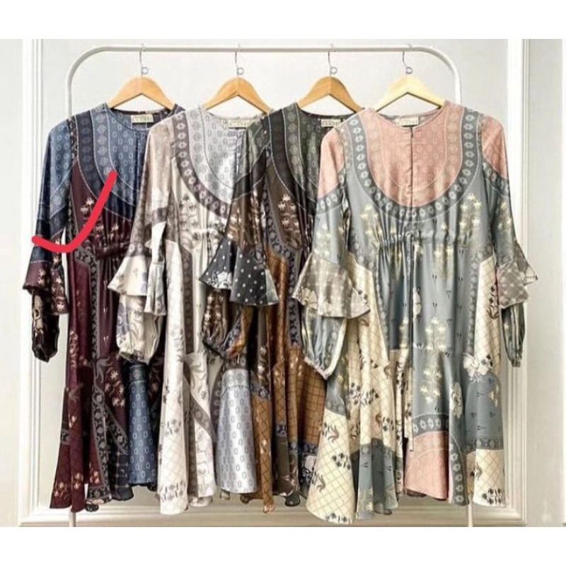 rafflesia tunik wearing klamby