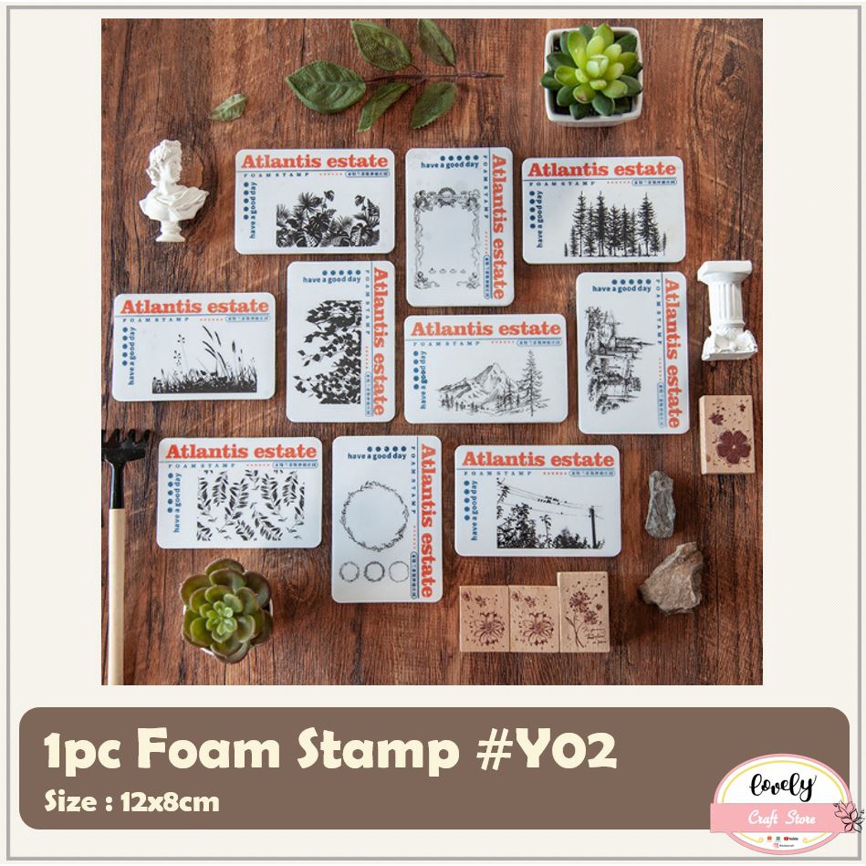 

LovelyCraftStore | Y02 DIY Stamping, New Stamp, Sponge Foam Stamp, Stempel