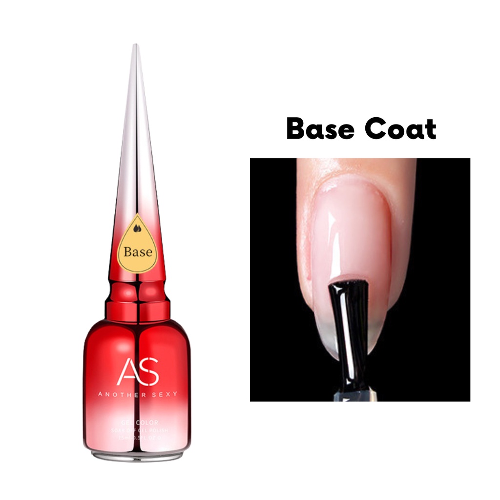 AS ANOTHER SEXY GEL COLOR/Base Coat /As Blooming Gel/  Top Coat / Matte Top Coat/As Leveling Gel 15ml
