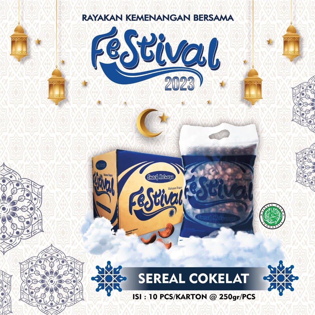 

[PGO] [KARTONAN] Festival sereal coklat kartonan ISI 10 PCS