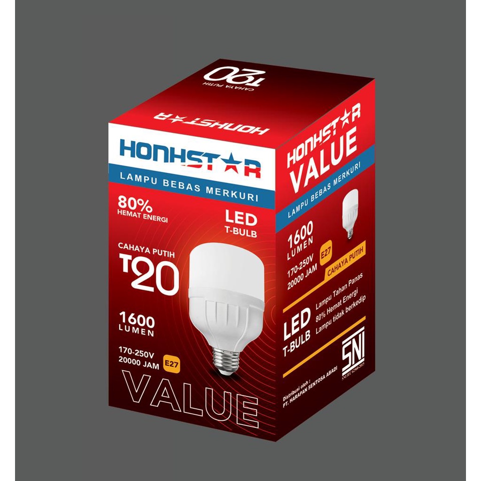 LAMPU LED HONHSTAR KAPSUL 5W 10W 15W 20W 30W 40W