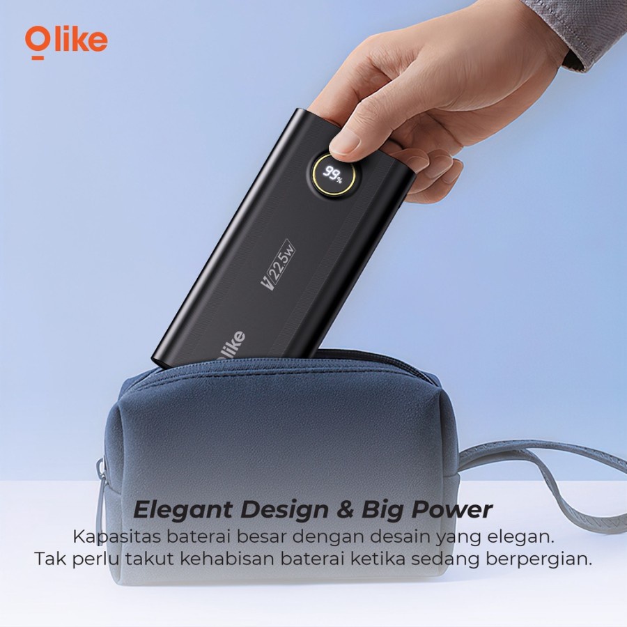 Olike Powerbank P6 20000 mAh Fast Charging Garansi Resmi