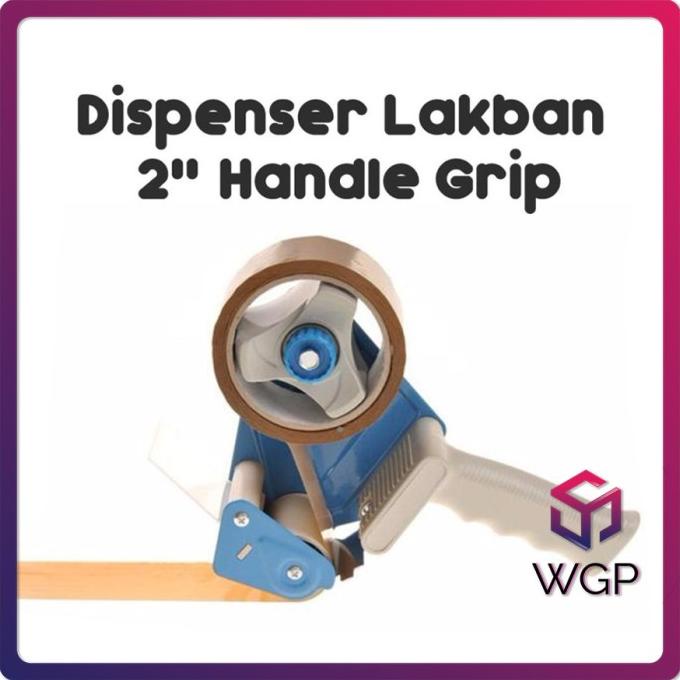 

Dispenser / Alat Pemotong Lakban 2 Inch Gagang Tempat Roll Cutter Tape HOT PROMO