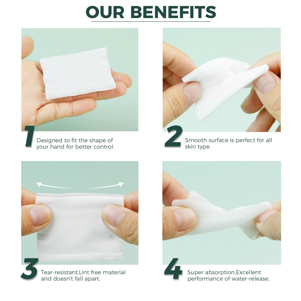 GLAMFIX Live Better Cotton Pad - Kapas Wajah