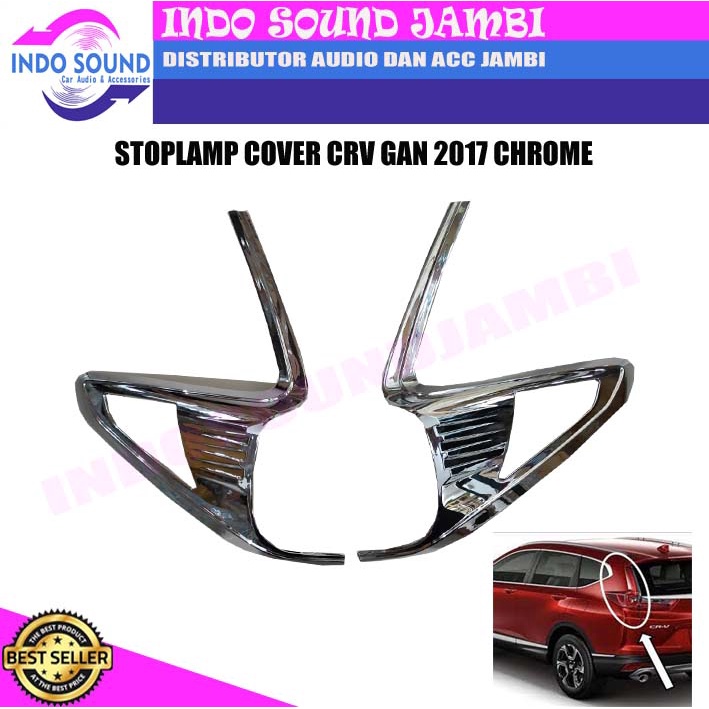 STOPLAMP COVER/GARNISH BELAKANG CRV 2015-2017 CHROME (SET)