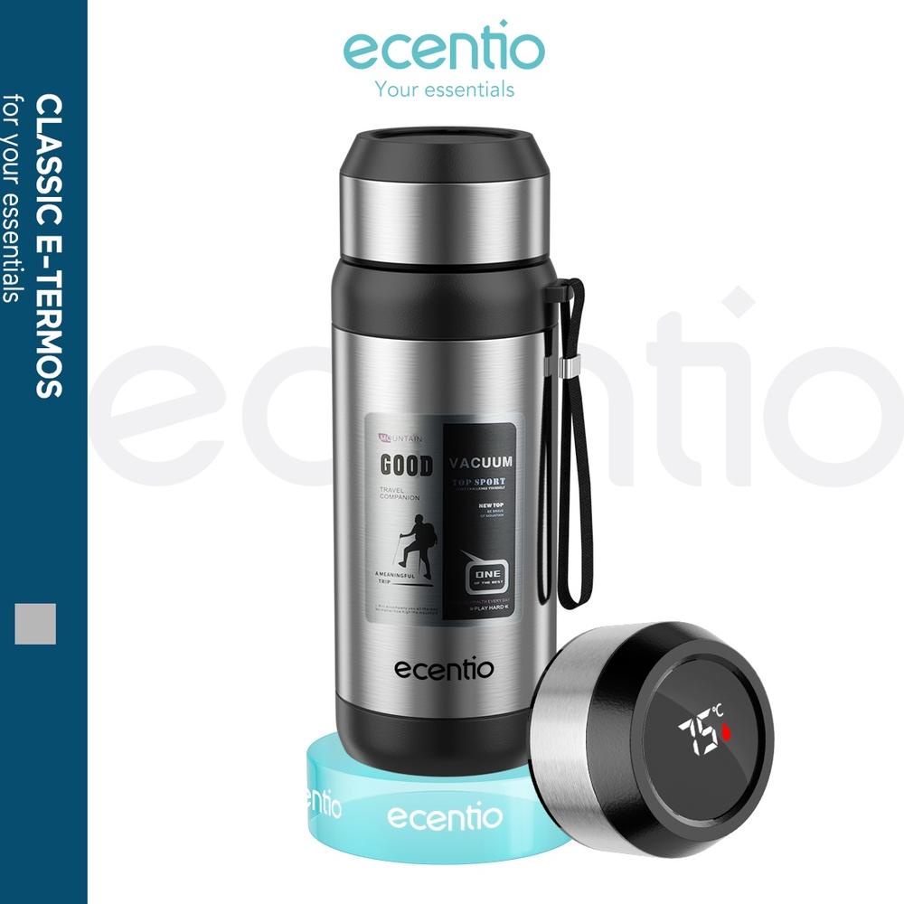 TERMURAH ecentio Termos Air Panas 1 Liter Led Display 304 stainless Vacuum Flask Vacuum Flask Thermo