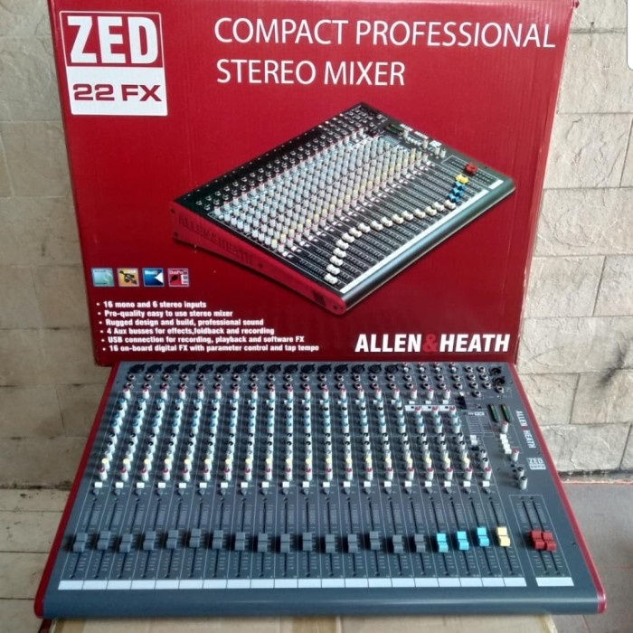 Audio Mixer Allen & Heath Zed 22Fx/Zed22Fx ( 22 Channel )