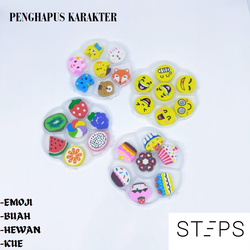 PENGHAPUS KARAKTER LUCU/ ERASER / ALAT TULIS/ PENGHAPUS KARAKTER ANAK