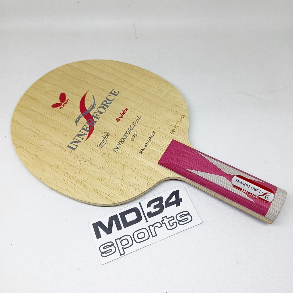 KAYU BUTTERFLY INNERFORCE AL - blade / kayu / bet pingpong