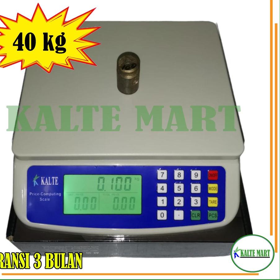 ❋ Timbangan Digital Computing Scale 30kg/40Kg Timbangan Digital buah 40Kg Timbangan sayur Digital ➦