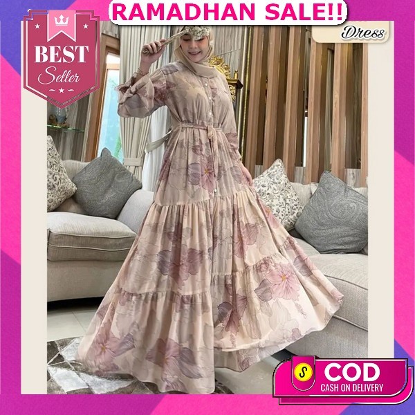 Baju Gamis Model Sekarang 2023 Gamus Terbaru Lebaran Ootd Santri Simple Elegan Ukuran M Xl Xxl Hijab
