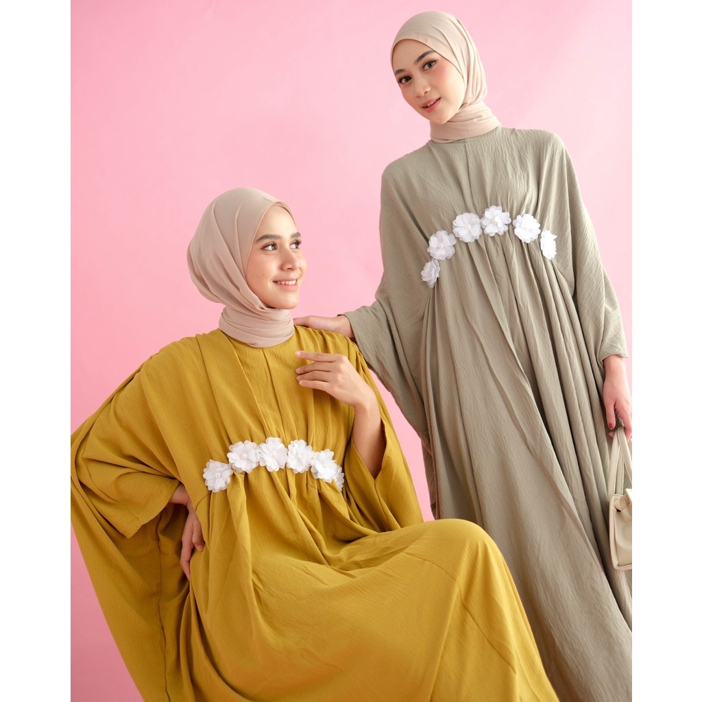 Myrubylicious RENETA KAFTAN KODE RH2562 | KAFTAN | DRESS | BAJU MUSLIMAH | KAFTAN BUNGA