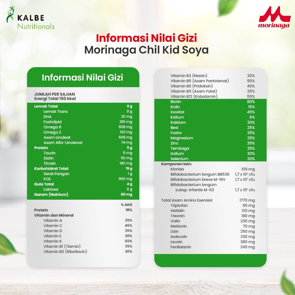 Chil Kid Soya Vanila Madu 600g(200gx3) g Susu Pertumbuhan Anak Usia 1-3 Tahun