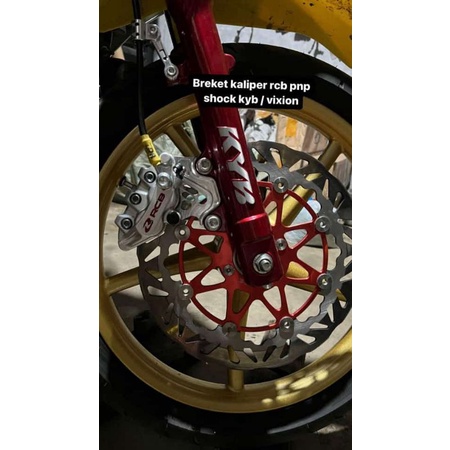 Breket kaliper KYB VIXION dics 300-320 pangkon kaliper shock vixion kyb m1speed original produk