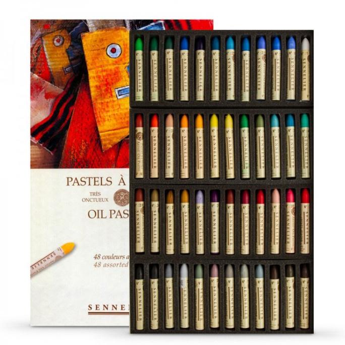 

Sennelier Artist Oil Pastel Color Stick Set 48 Cardboard Standard Size