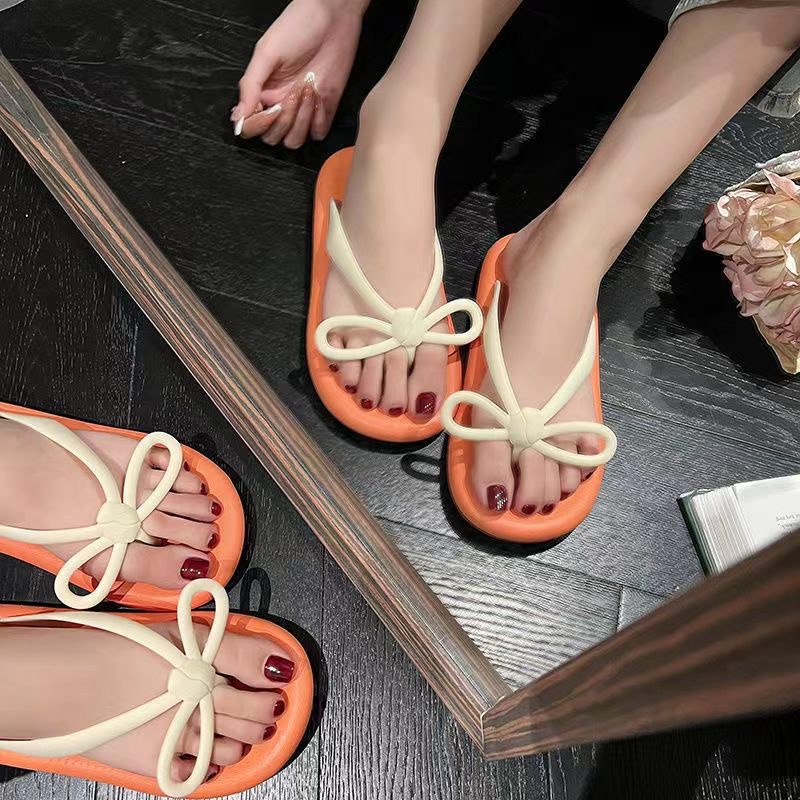 CUCI GUDANG GROSIRTAS TG0510 Sandal Jepit Jelly Wanita Bahan Karet Elastis Non Slip Pita Cantik Import