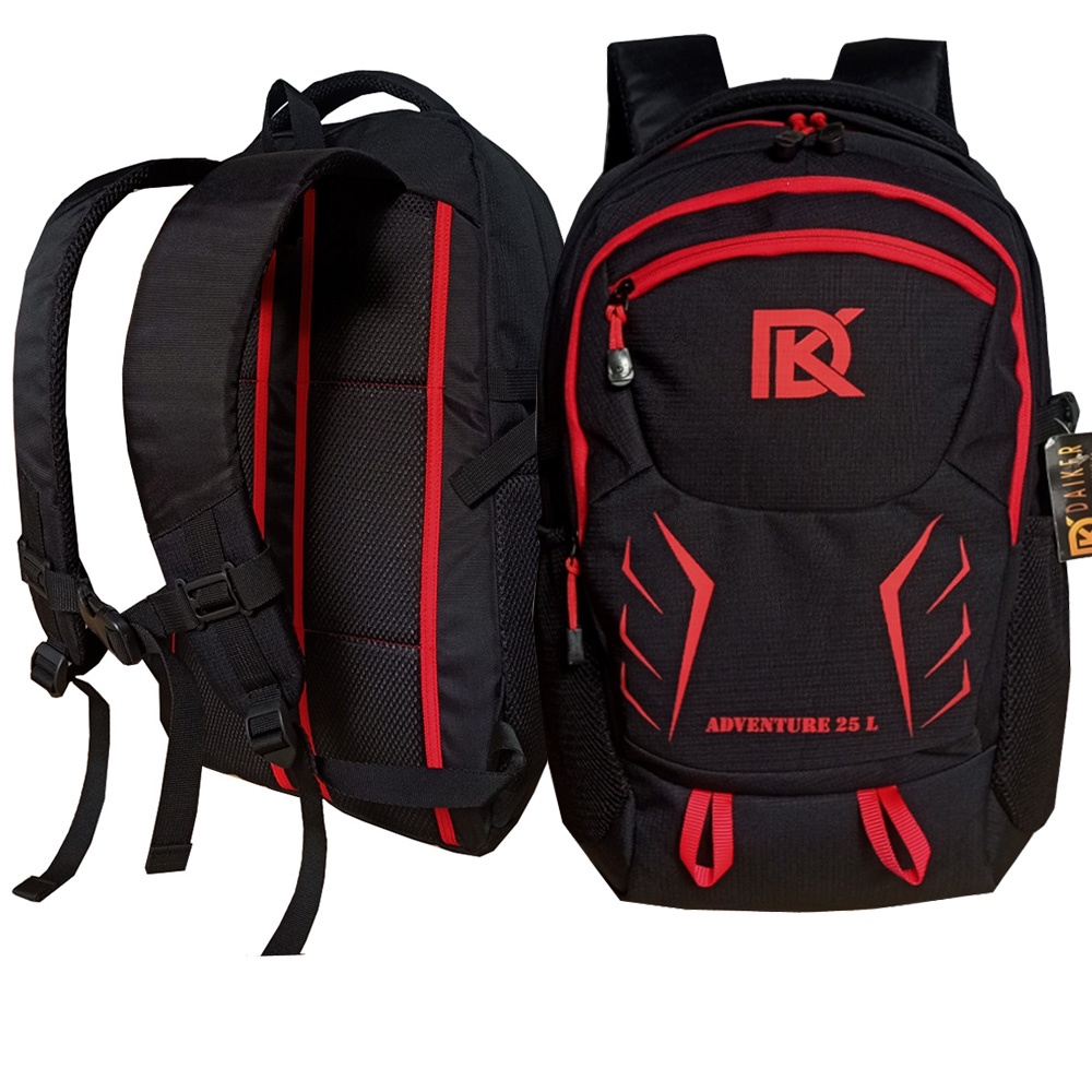 TAS RANSEL PRIA 25 Ltr//TAS RANSEL PRIA OUTDOR DAIKER DKO5 RED AND WHITE +RANCOFER