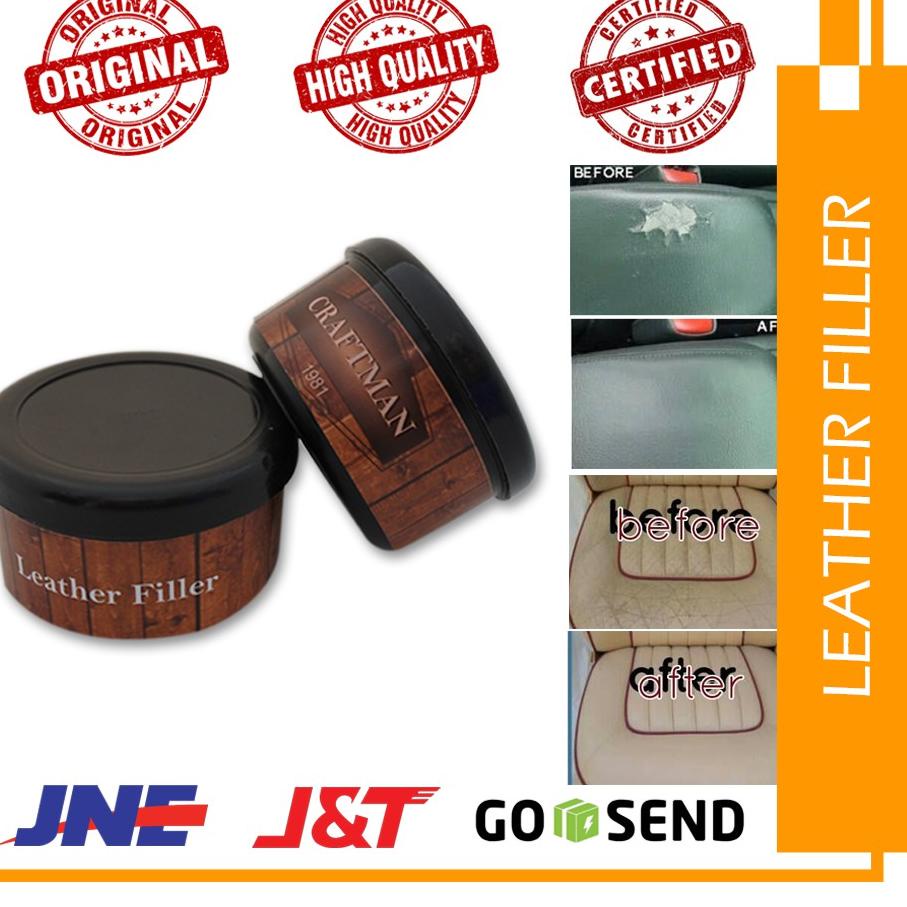 Ready Stock Leather Filler Dempul Kulit (LEATHER FILLER KIT) Ⓜbec✧
