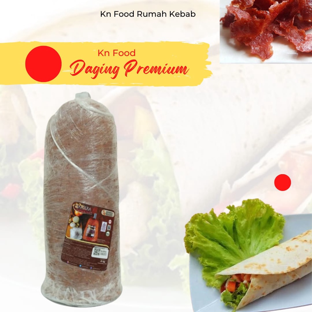 

Daging Kebab 4kg Sahara PREMIUM- Daging Kebab Sahara -Daging Kebab 4Kg