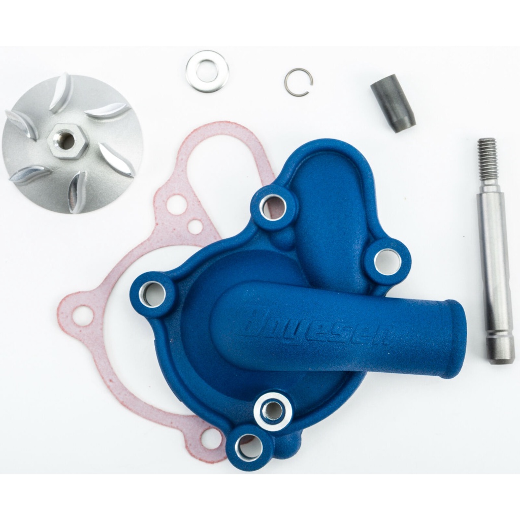 BOYESEN WATERPUMP COVER & IMPELLER KIT BLUE YZ125