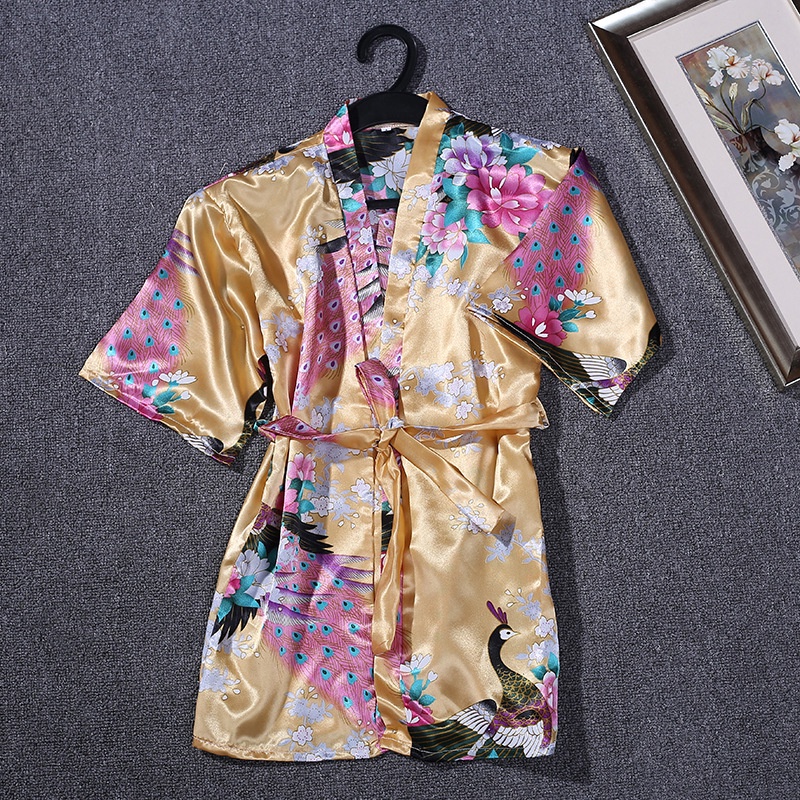 (COD) kimono Wanita ukuran besarPiyama Fashion motif baju tidur Sexy a307